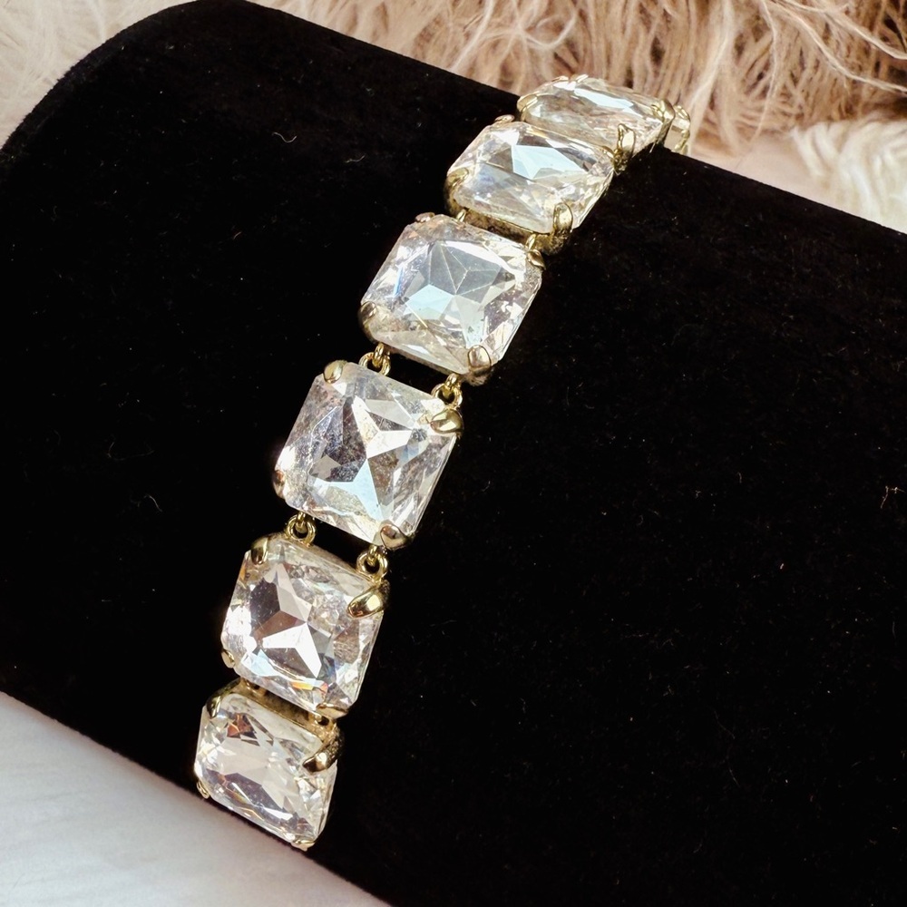 Vintage chunky bling, runway statement Bracelet
